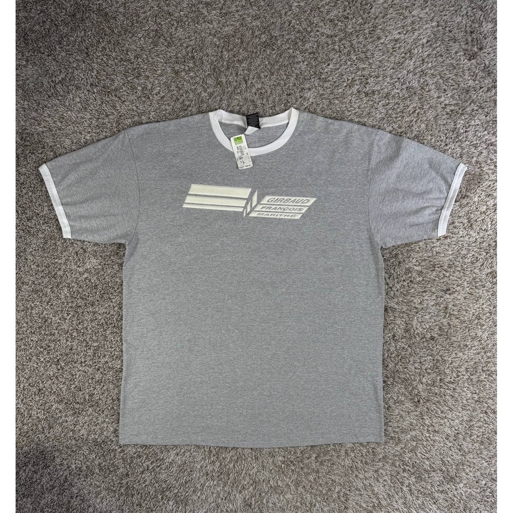Vintage Y2K Marithé François Girbaud Graphic Logo Gray T-Shirt Size 2XL Hip Hop